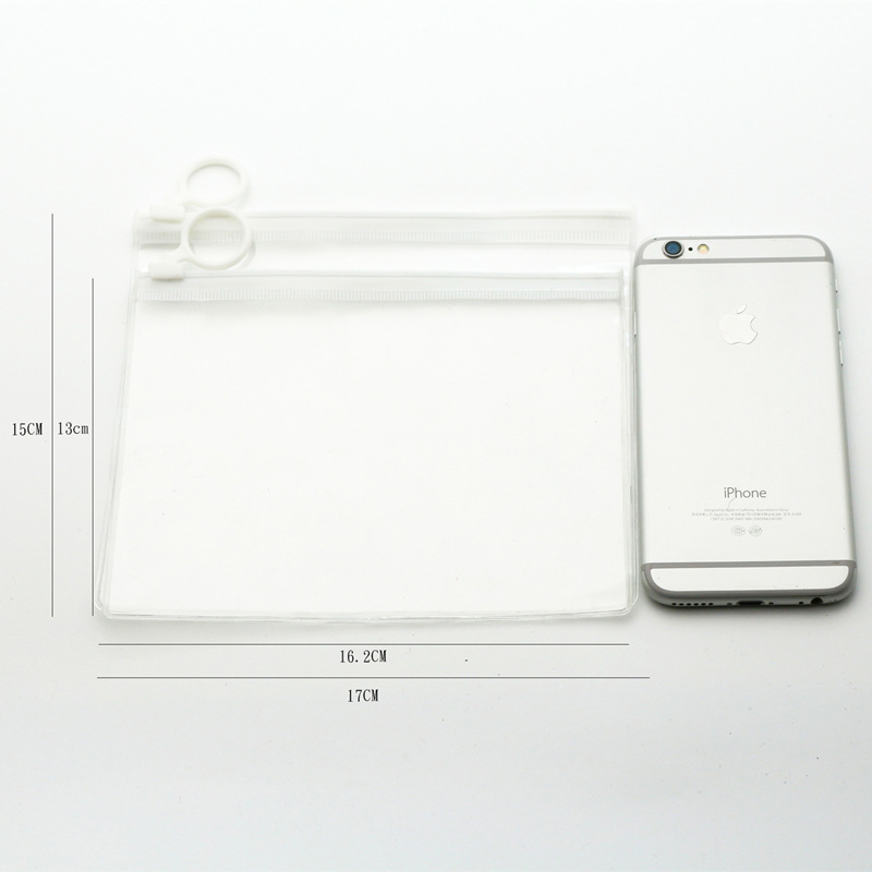 Sun protection sleeve transparent PVC packaging bag PVC bag garment bag PVC spot zipper bag.