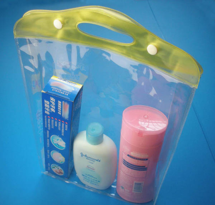 Factory Wholesale PVC Bag Food Packaging Bag Transparent Denture Mechanic Station with Zipper Plastic Pouch