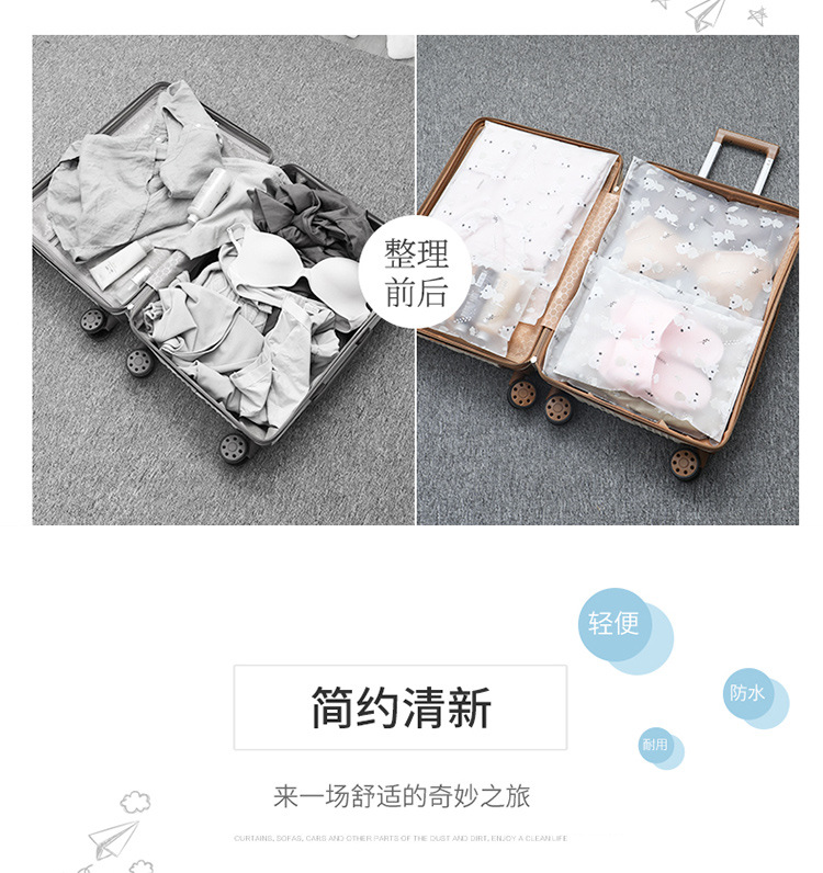 Travel storage bag Clothing harvesting bag Portable frosted sealed bag luggage storage bag Travel storage bag Clothing harvesting bag Portable frosted sealed bag luggage storage bag