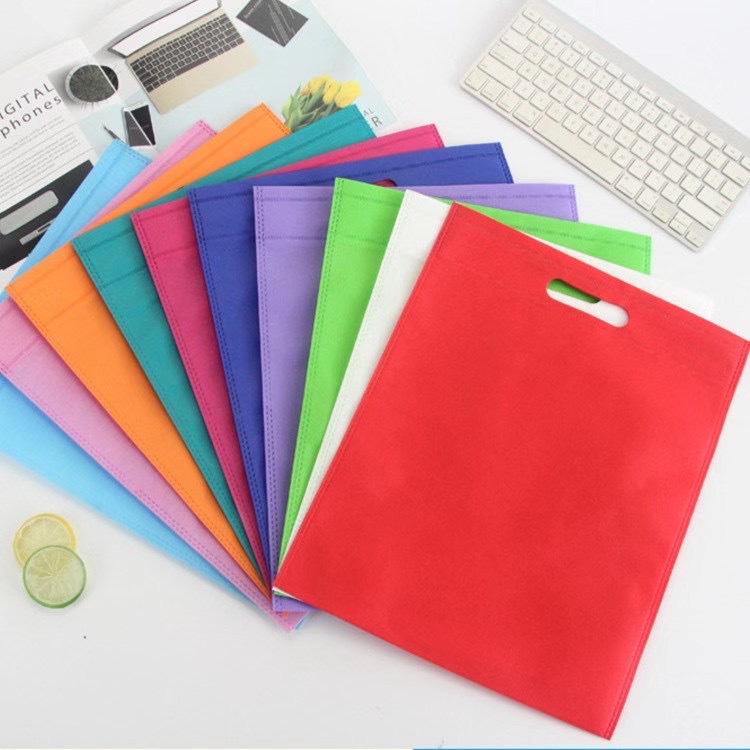 40G Non-Woven Fabric Brand New Material Vest Bag Non-Woven Fabric Vest Bag Shopping Pouch Spot Goods Can Be Customized Logo