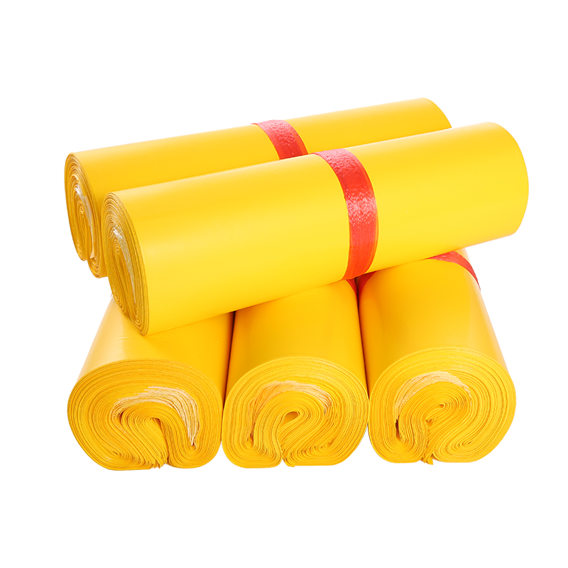 Brand New Material Yellow Courier Bag Taobao Packing Bag Packing Bag Waterproof Bag Thick Matte Wholesale Customization