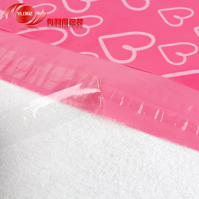 Pink Destructive Courier Bag Wholesale Thickened Taobao Packaging Express Package Bag Customized Waterproof Bag 28*42