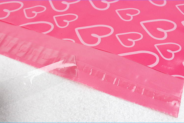 Pink Destructive Courier Bag Wholesale Thickened Taobao Packaging Express Package Bag Customized Waterproof Bag 28*42