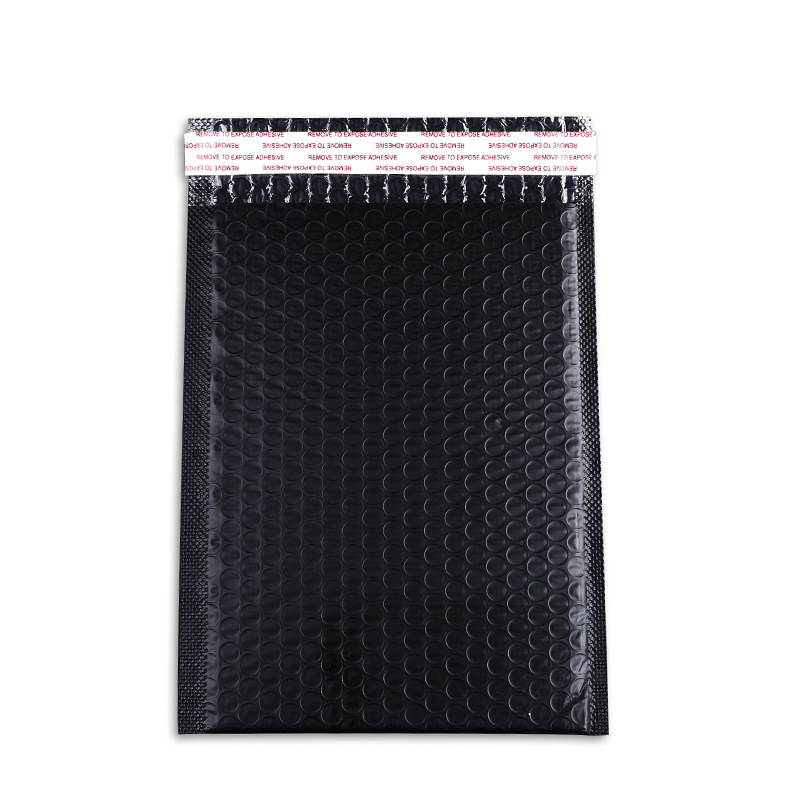Black Coextruded Film Envelope Thick Clothing Packaging Express Envelope Bubble Film Packing Bag Practical
