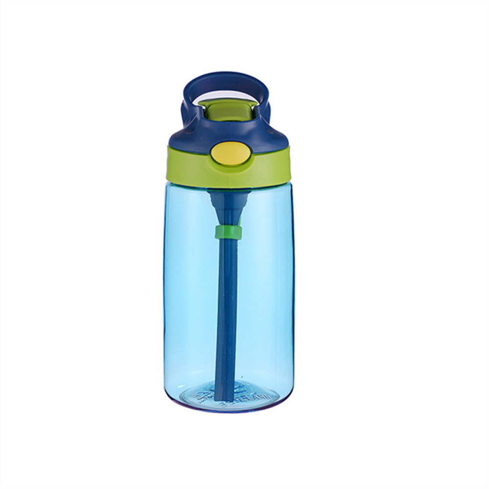 Little Handsome Children Cartoon Drinking Cup Baby Straw Cup Leak-Proof Cup Drinking Water Portable Kettle Sippy Cup Plastic Cup