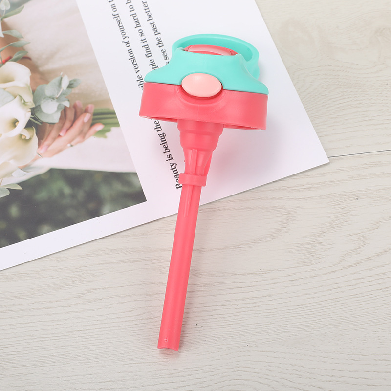 Little Handsome Children Cartoon Drinking Cup Baby Straw Cup Leak-Proof Cup Drinking Water Portable Kettle Sippy Cup Plastic Cup