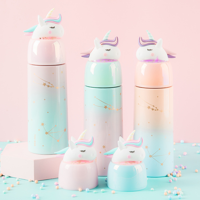 A019 Christmas Crystal ball straw cup stainless steel thermos cup coffee cup drinking cup gift cup wholesale custom