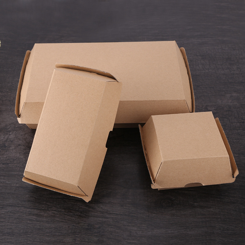 Manufacturers direct corrugated burger box custom disposable snack carton packaging box food packaging box