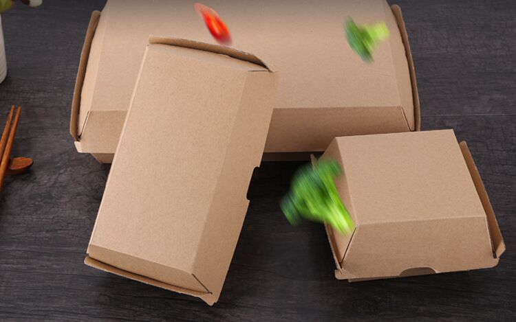Manufacturers direct corrugated burger box custom disposable snack carton packaging box food packaging box Manufacturers direct corrugated burger box custom disposable snack carton packaging box food packaging box