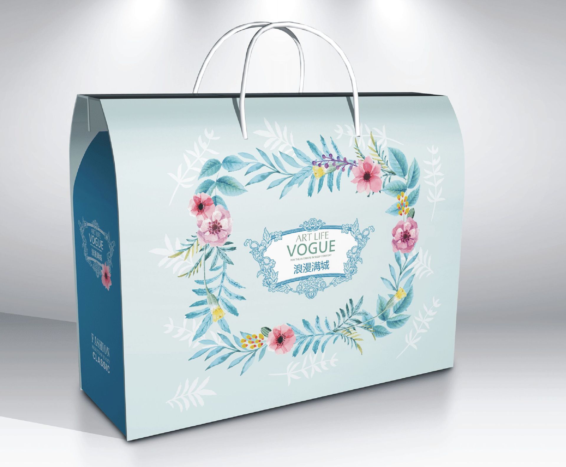 Air Conditioning Quilt Packing Box NonWoven Fabric Summer Quilt Bag Home Textile Folding Corrugated Box Quilt Gift Box