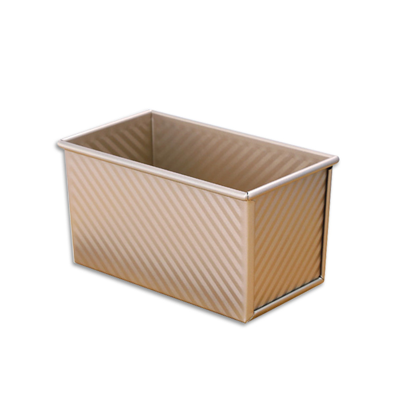 Corrugated toast rectangular box 450 g toast box with cover of bread mold baking mold golden toast box