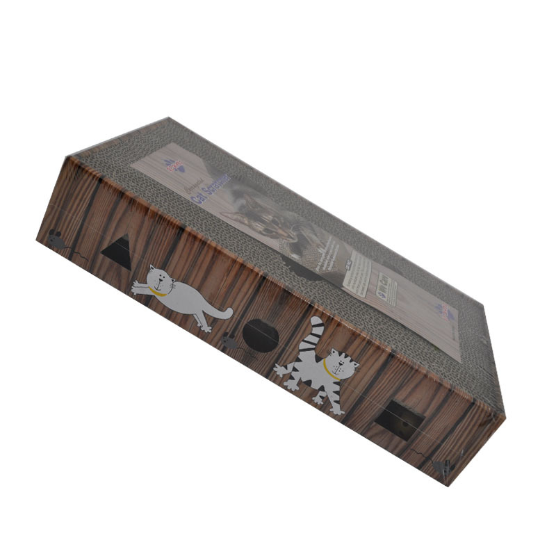 The Cat scratch board hole, hole ball scratch board box hollow Cat scratch board bell ball corrugated Cat toy pet supplies The Cat scratch board hole, hole ball scratch board box hollow Cat scratch board bell ball corrugated Cat toy pet supplies