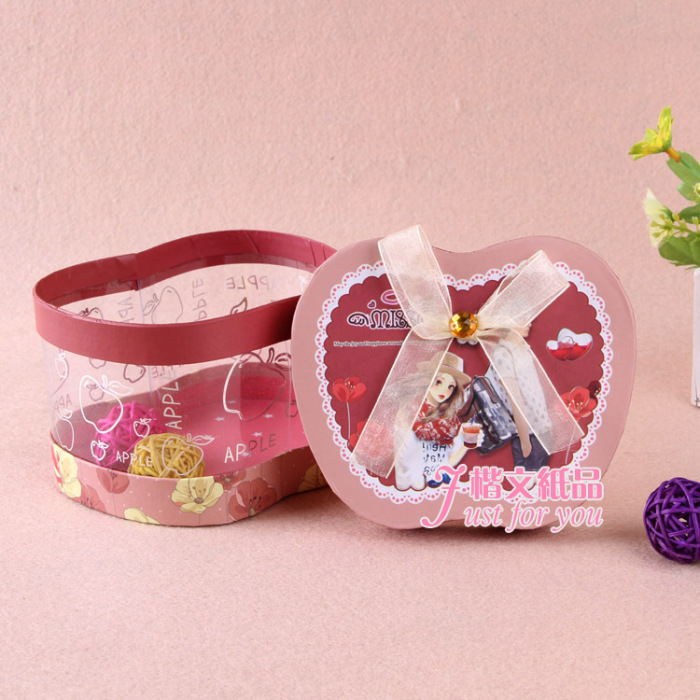 Korean version apple box fashion creative gift box Christmas candy box J3902