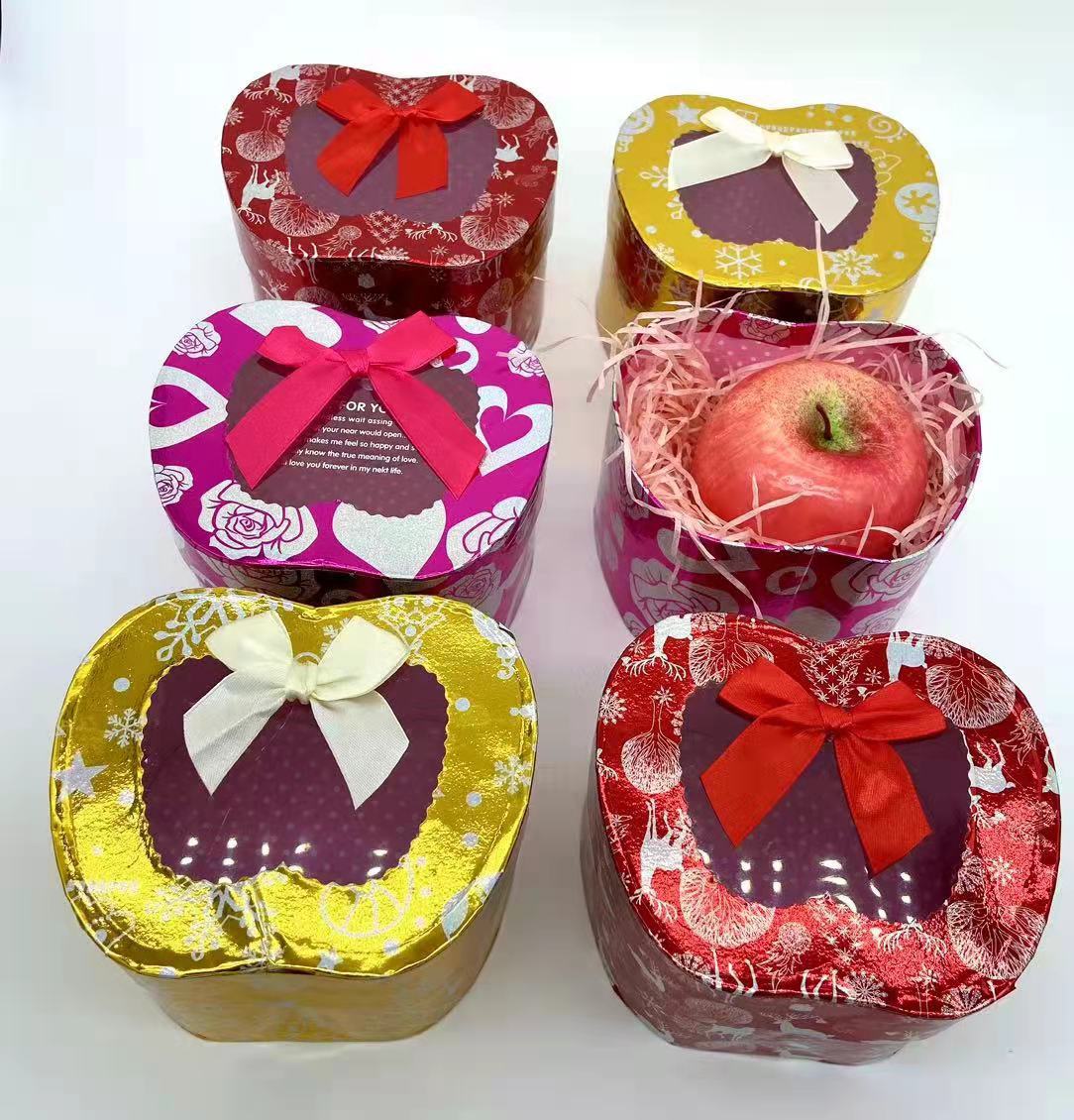 Hot Sale Heart-Shaped Christmas Eve Christmas Apple Box Creative Valentine's Day Birthday Peach Heart Gift Box in Stock Wholesale Hot Sale Heart-Shaped Christmas Eve Christmas Apple Box Creative Valentine's Day Birthday Peach Heart Gift Box in Stock Wholesale