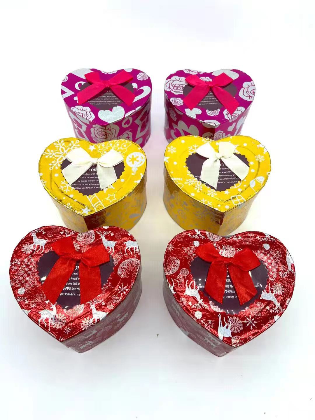 Hot Sale Heart-Shaped Christmas Eve Christmas Apple Box Creative Valentine's Day Birthday Peach Heart Gift Box in Stock Wholesale Hot Sale Heart-Shaped Christmas Eve Christmas Apple Box Creative Valentine's Day Birthday Peach Heart Gift Box in Stock Wholesale