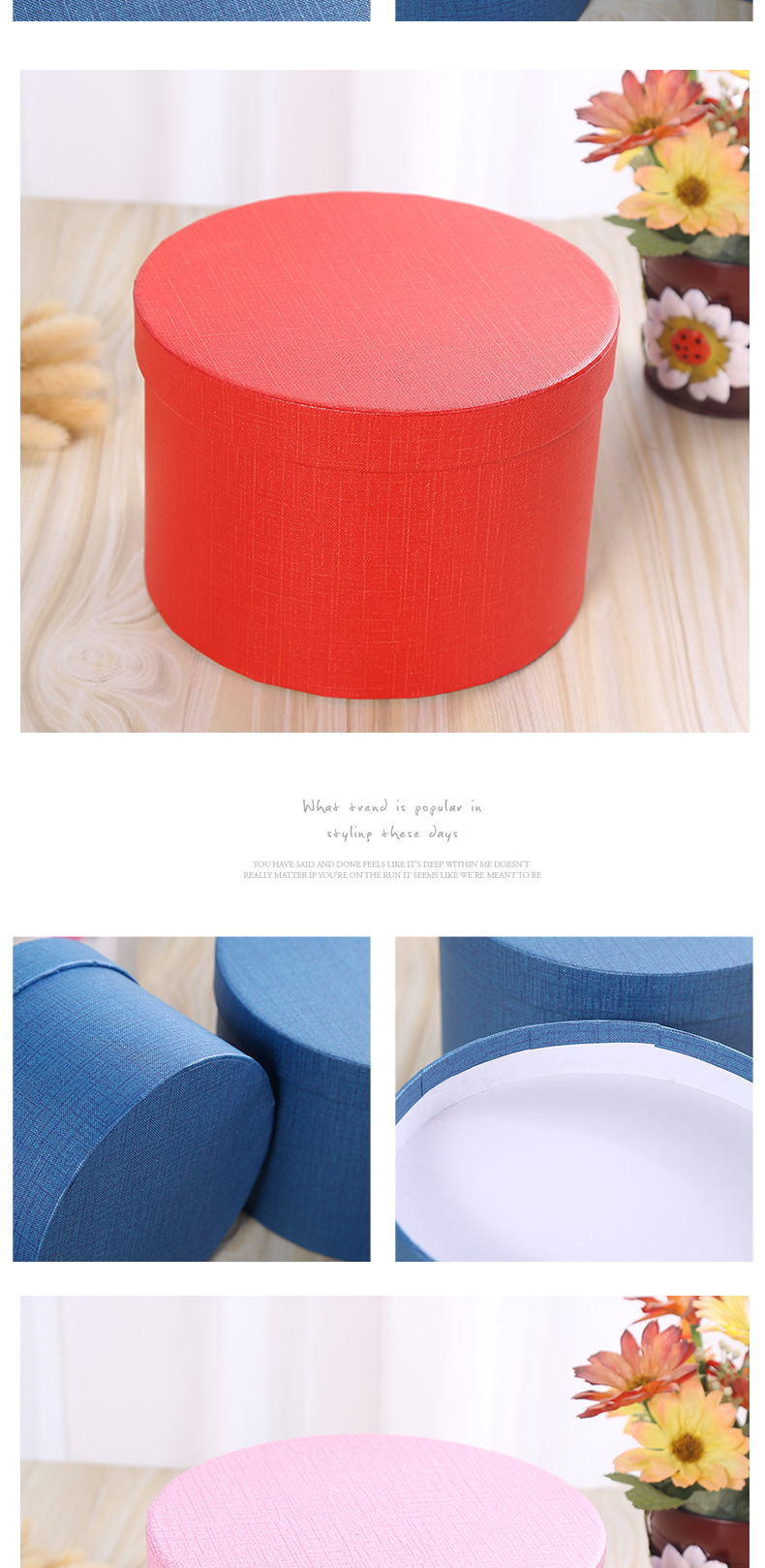 Round Gift Box Hand-Held Leather Flower Pot Flower Box Hand-Held Gift Box Rose Bouquet Box Apple Box Round Gift Box Hand-Held Leather Flower Pot Flower Box Hand-Held Gift Box Rose Bouquet Box Apple Box