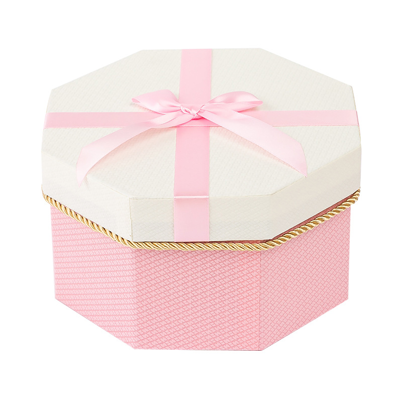 Creative Octagon Box Wedding Gift Apple Box Octagonal Gift Box Lipstick Cup Gift Box in Stock