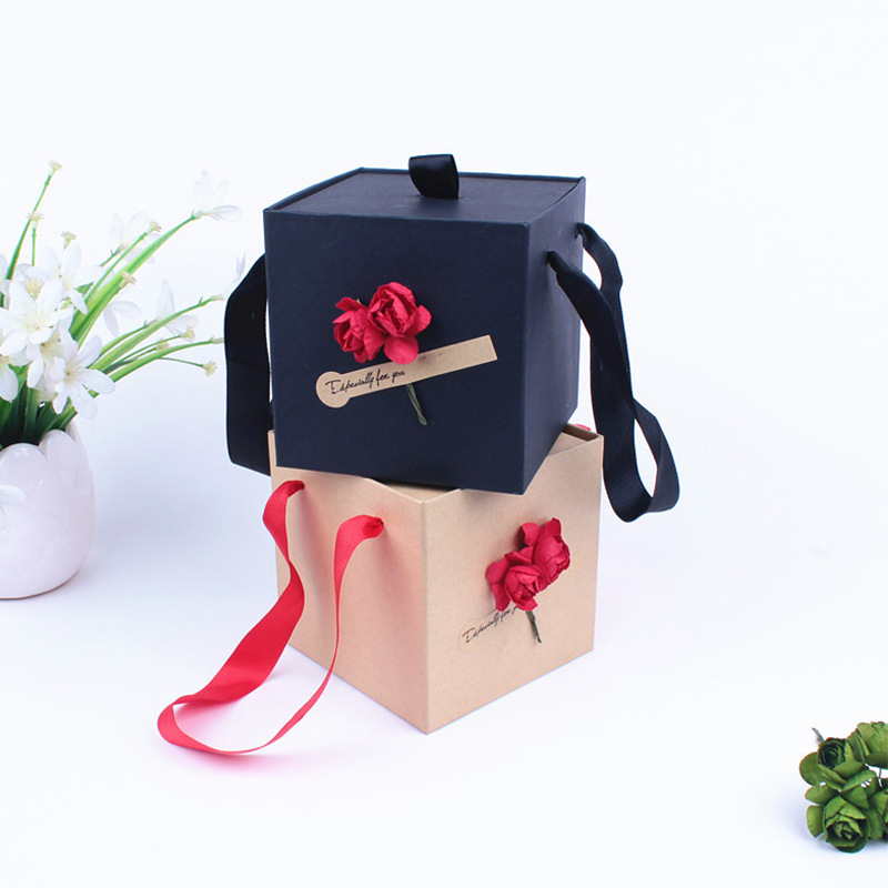 Manufacturer Christmas apple box wholesale professional custom portable apple gift box wholesale color style can be customized