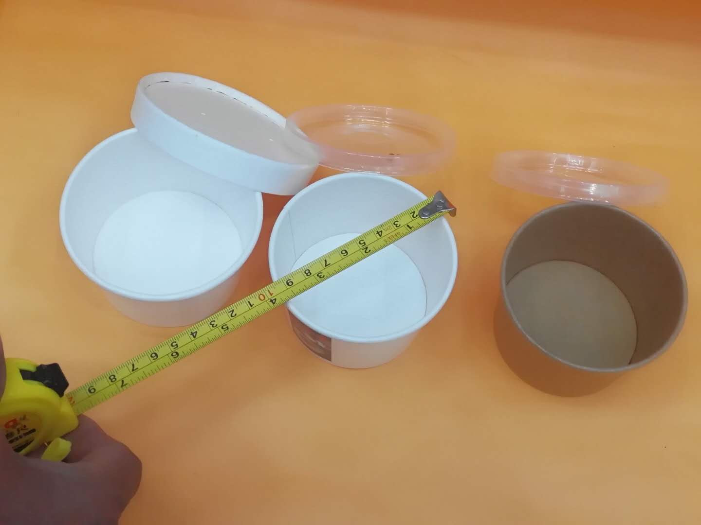 Disposable Kraft Paper 8Oz Soup Bucket, Can Be Customized Logo
