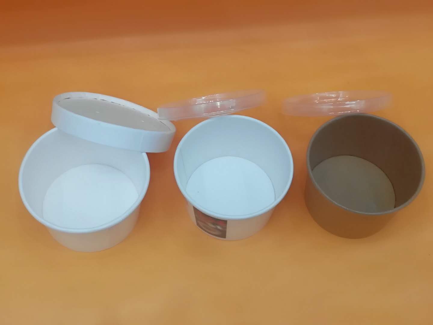 Disposable Kraft Paper 8Oz Soup Bucket, Can Be Customized Logo