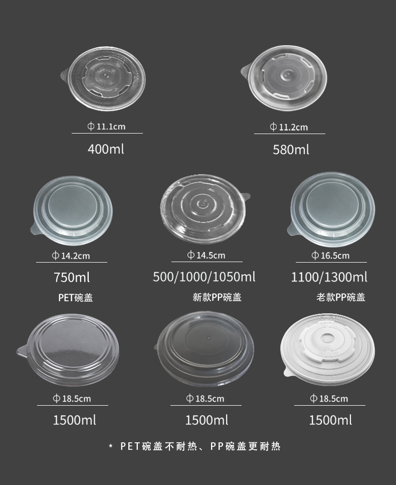 Wholesale Customized Kraft Paper Bowl Packaging Paper Bowl round Soup Bowl Soup Bucket Disposable Fast Food Lunch Box Takeaway Paper Bowl