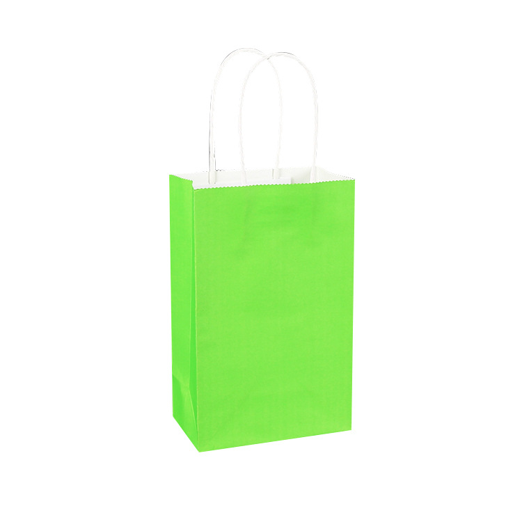 White Clothing Shopping Handbag Kraft Paper Handbag Customized Take-out Paper Bag Customized Logo