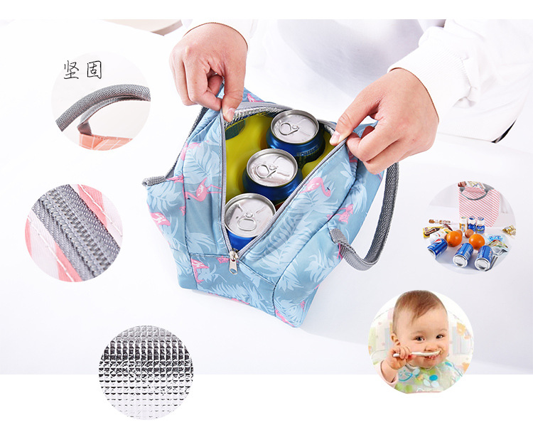 Long thermal food bag bento bag handbag waterproof canvas insulation bag large aluminum foil thickened Long thermal food bag bento bag handbag waterproof canvas insulation bag large aluminum foil thickened