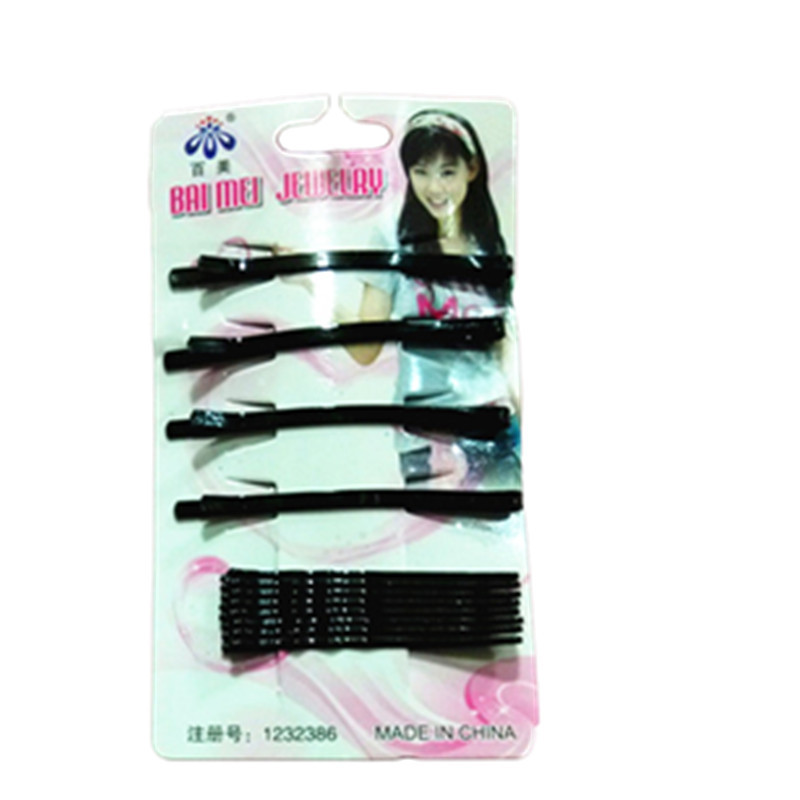 AB Card Barrettes Set Steel Wire Hairpin Barrettes Combination Side Clip Word Clip Wave Korean Girl&#039;s Hair Hoop Wholesale