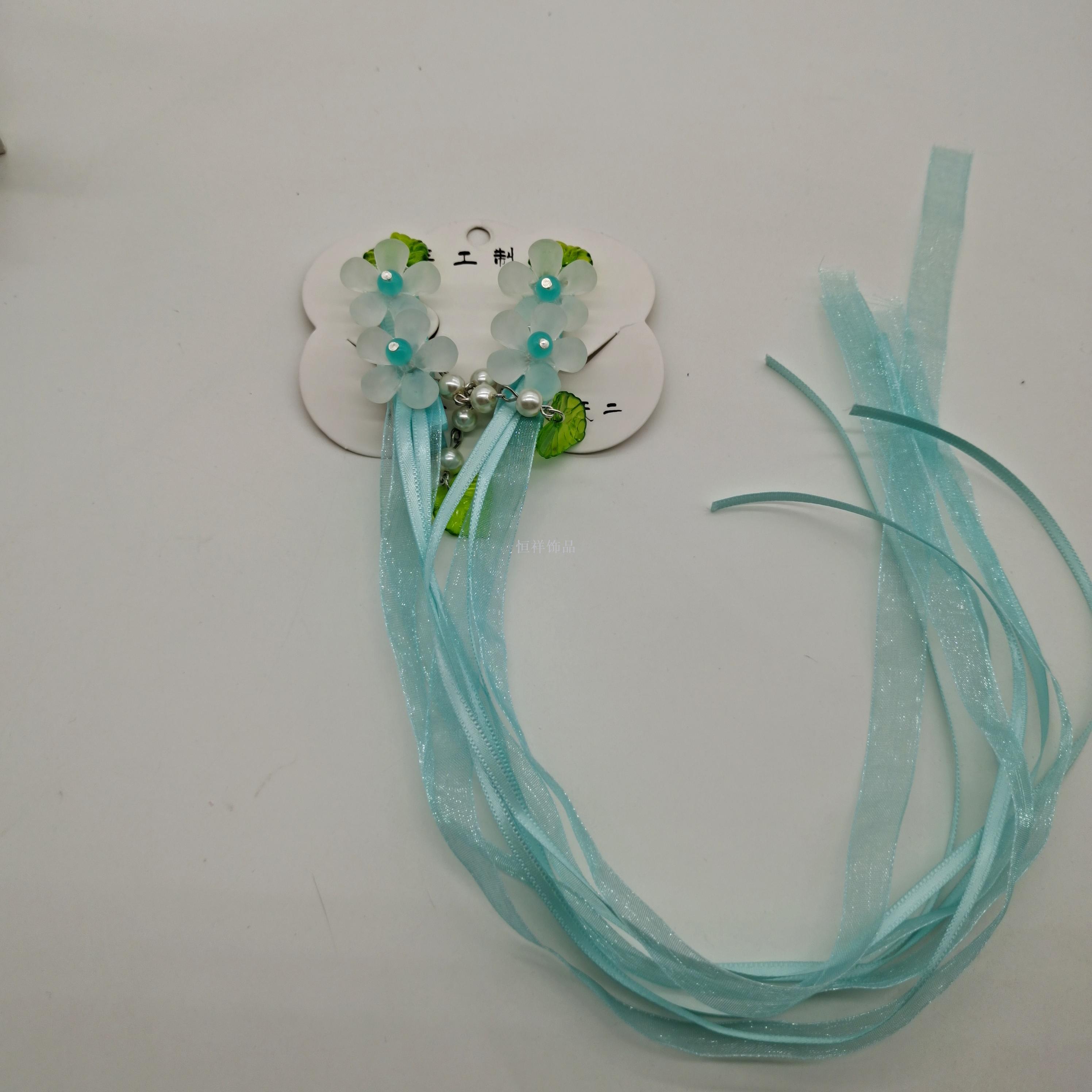 Child adult Hanfu ancient costume Headpiece girl ancient style hairpin hairpin Tassel girl Chinese style hair card head flower Child adult Hanfu ancient costume Headpiece girl ancient style hairpin hairpin Tassel girl Chinese style hair card head flower