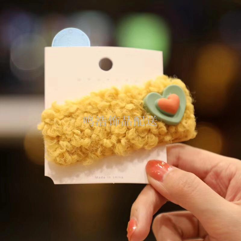 BB clip hairpin girl ins web celebrity card edge clip girl hair clip simple headdress