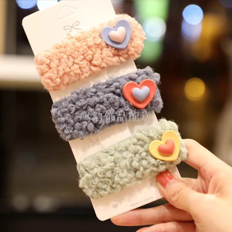 BB clip hairpin girl ins web celebrity card edge clip girl hair clip simple headdress