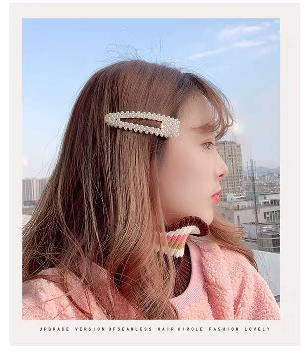 Pearl Hairpin Female Korean Side Clip Girl Internet Celebrity Ins Hairpin 2019 New Headdress Clip Card Pearl Hairpin Female Korean Side Clip Girl Internet Celebrity Ins Hairpin 2019 New Headdress Clip Card