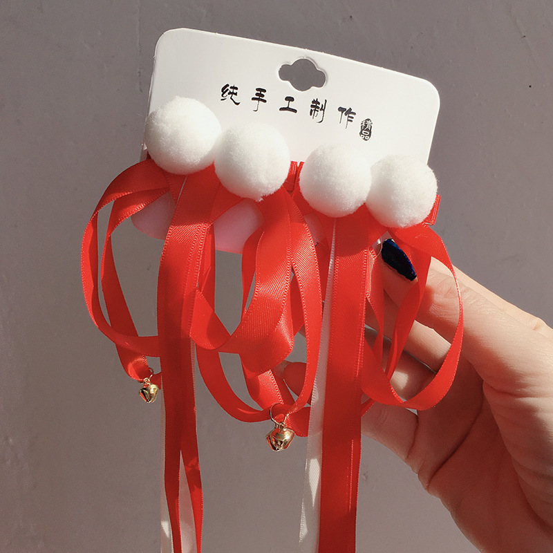Hanfu Hair Accessories Children hairpin Princess lovely tassel hair card China style headwear 2 yuan Hairball hairpin Hanfu Hair Accessories Children hairpin Princess lovely tassel hair card China style headwear 2 yuan Hairball hairpin