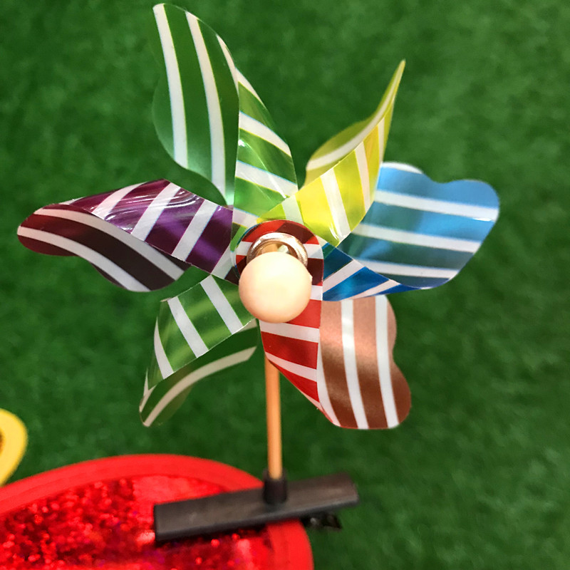Kindergarten Windmill Hairpin Children Headwear Light-Emitting Hairpin Stall Windmill Small Hairpin Plastic Sell Germination Card Kindergarten Windmill Hairpin Children Headwear Light-Emitting Hairpin Stall Windmill Small Hairpin Plastic Sell Germination Card
