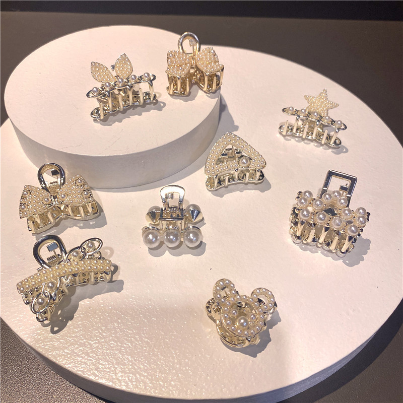 Metal Small Jaw Clip Fringe Hairpin Female Summer Back Head Broken Hair Card High Ponytail Fixed Gadget Shark Clip Hairware Metal Small Jaw Clip Fringe Hairpin Female Summer Back Head Broken Hair Card High Ponytail Fixed Gadget Shark Clip Hairware