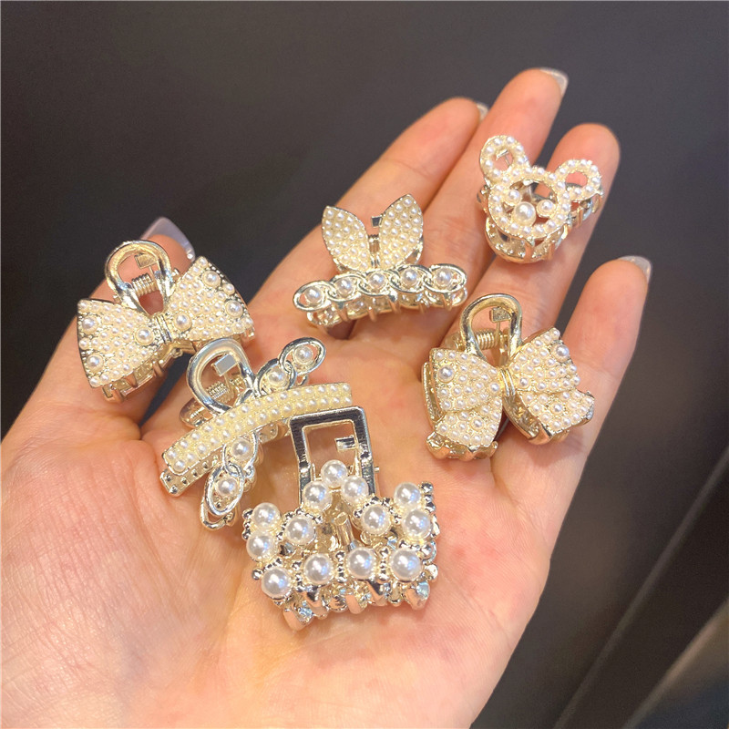 Metal Small Jaw Clip Fringe Hairpin Female Summer Back Head Broken Hair Card High Ponytail Fixed Gadget Shark Clip Hairware Metal Small Jaw Clip Fringe Hairpin Female Summer Back Head Broken Hair Card High Ponytail Fixed Gadget Shark Clip Hairware