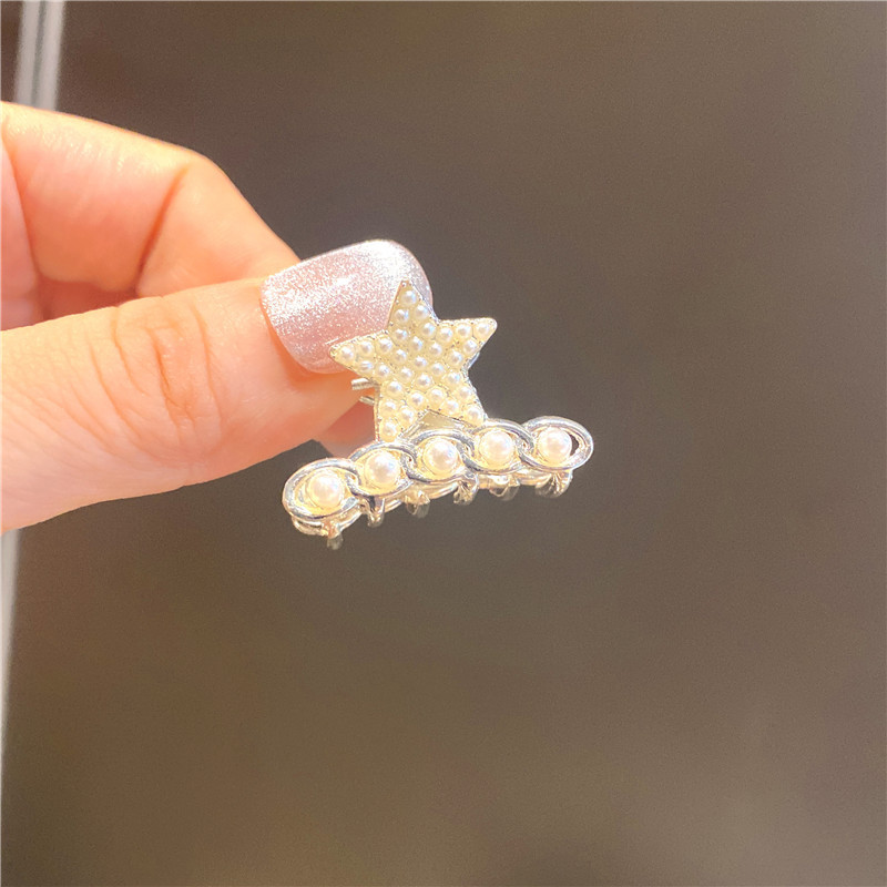 Metal Small Jaw Clip Fringe Hairpin Female Summer Back Head Broken Hair Card High Ponytail Fixed Gadget Shark Clip Hairware Metal Small Jaw Clip Fringe Hairpin Female Summer Back Head Broken Hair Card High Ponytail Fixed Gadget Shark Clip Hairware