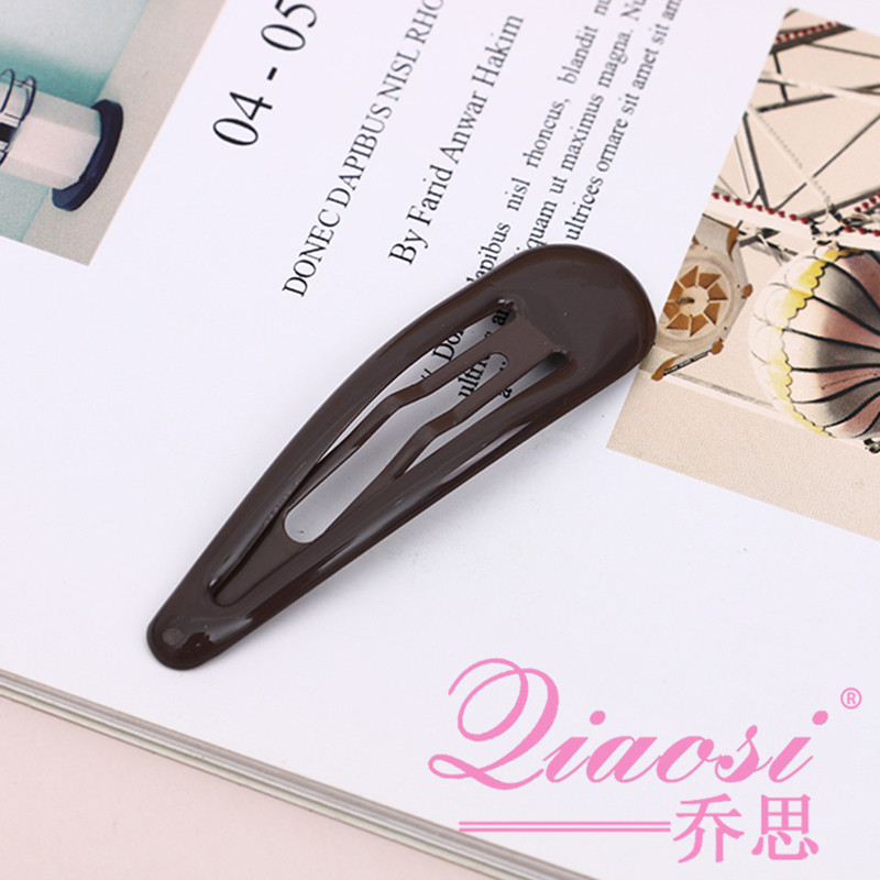 Simple Girls&#039; Hairpin Candy Color Bang Hairpin Word Clip Head Clip Hairpin Adult Headdress Card for Children