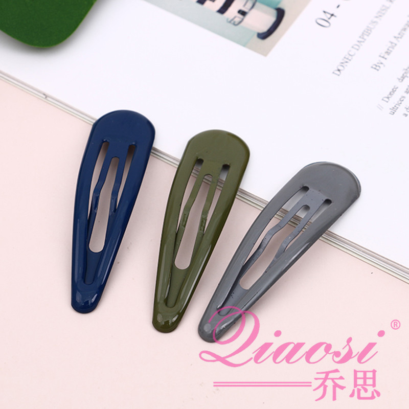 Simple Girls&#039; Hairpin Candy Color Bang Hairpin Word Clip Head Clip Hairpin Adult Headdress Card for Children