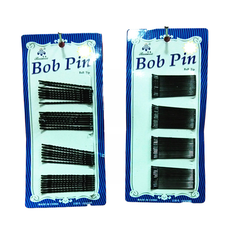 Blue Card Clip Black Clip Clip Clip Studio Bride Hair Braiding Shape Hairpin round Head Steel Wire Hairpin