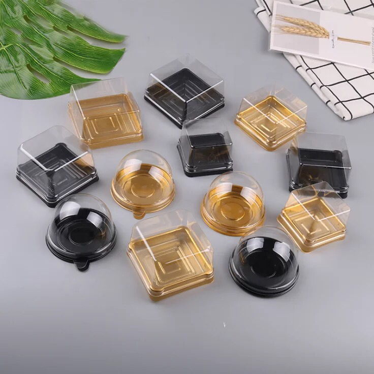 Factory Direct Sales Baking Pastry Dessert Transparent Packaging Box Western Food Blister Box Plastic Cake Box Blister Packaging