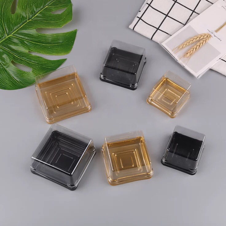 Factory Direct Sales Baking Pastry Dessert Transparent Packaging Box Western Food Blister Box Plastic Cake Box Blister Packaging