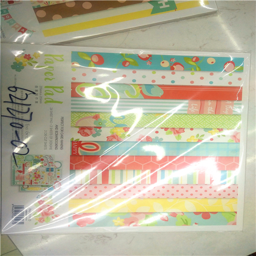 The New High-end Exquisite Colorful Bottom Paperboard Stickers Fresh Creative Handmade Set