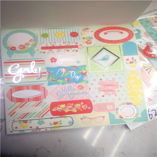 The New High-end Exquisite Colorful Bottom Paperboard Stickers Fresh Creative Handmade Set The New High-end Exquisite Colorful Bottom Paperboard Stickers Fresh Creative Handmade Set
