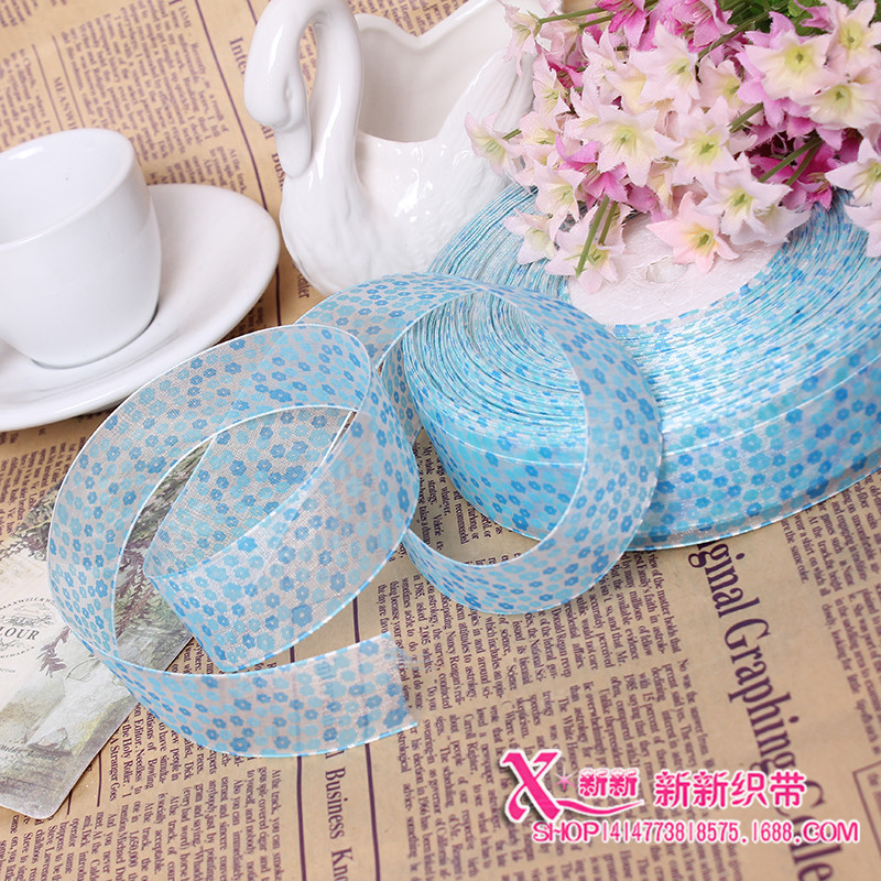 Clothing Accessories Yarn Strip Ribbon High Quality Gift Packing Ribbon Printed Polyester Ribbon Origin Supply