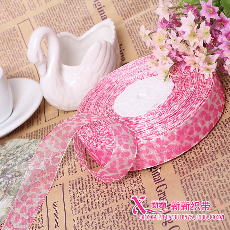 Clothing Accessories Yarn Strip Ribbon High Quality Gift Packing Ribbon Printed Polyester Ribbon Origin Supply