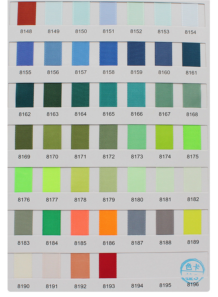 6 Points 2cm Ribbed Band High Density Thread Belt Ribbon Ribbon Gift Packing Ribbon Customized DIY Factory Direct Sales