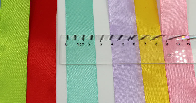[Free Shipping for One Roll] 2.5cm Satin Ribbon Ribbon Gift Box Packing Ribbon Bowknot Ribbon Wedding Decorative Band