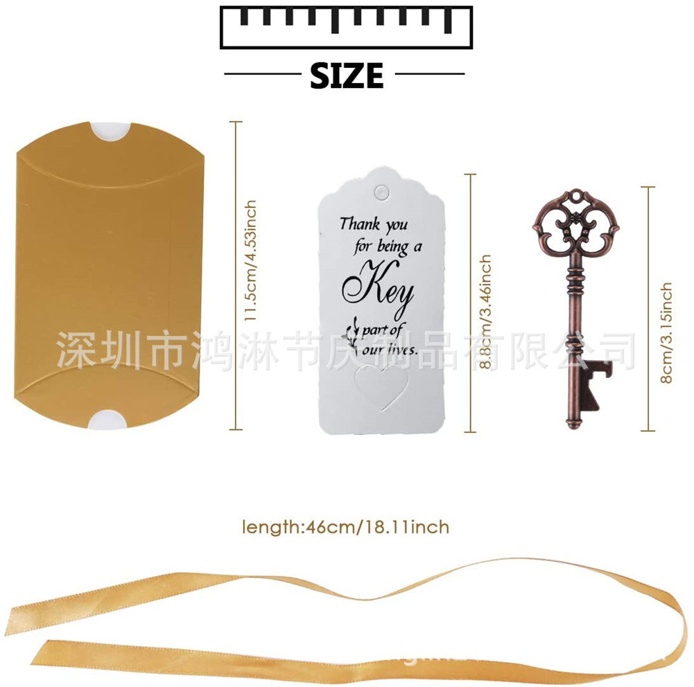 Creative Style Wedding Candy Box European and American Wedding Favors Beer Bottle Opener Wedding Party Decoration Supplies Wedding Candy Bag