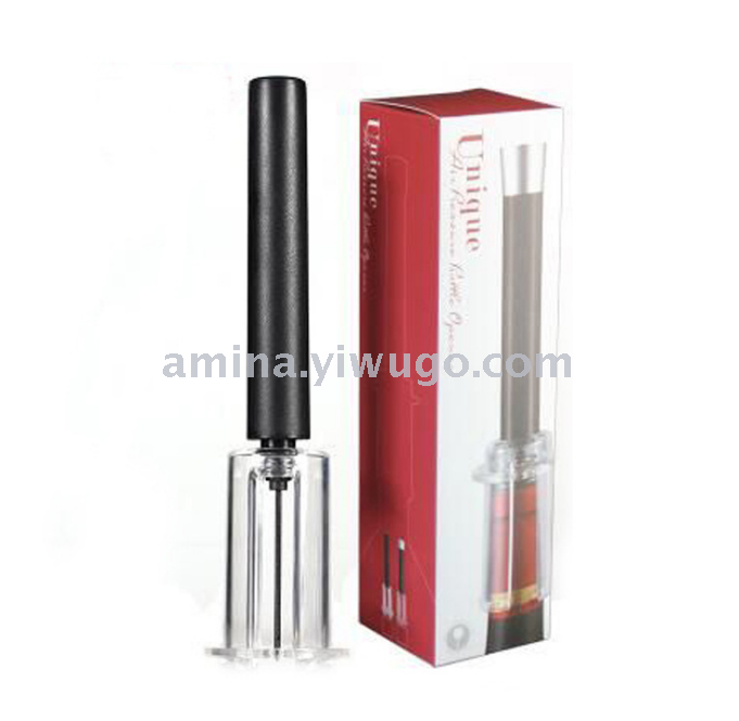 Pneumatic bottle opener color box red wine bottle opener plastic pin type bottle opener manufacturers direct sales